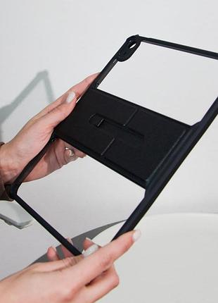 Tpu+pc чехол xundd stand c усиленными углами для apple ipad 10.9" (2022-24) / 11" (a16) 2025 черный