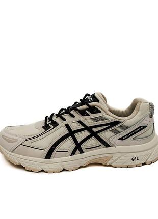 Мужские кроссовки asics gel-venture 6 beige black / smb+ 🔗