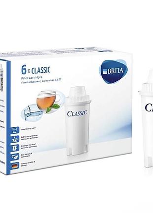 Картриджі фільтри для води brita classic 6 шт | оригінал | нові, запаковані | німецька якість