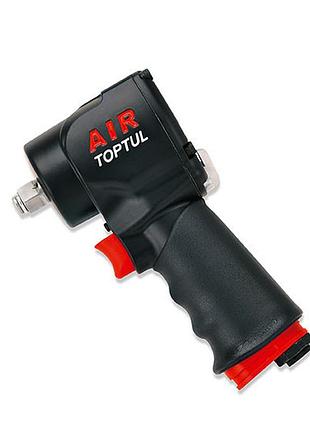 Пневмогайковерт 1/2" 900 nm 10000об/мин 1,37кг супер-короткий super duty toptul kaaq1665