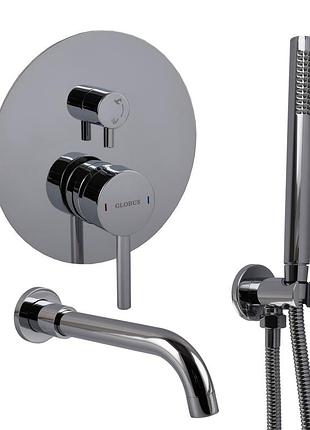 Смеситель для ванны встроенный globus lux lazer pro glpr-202-00-smart