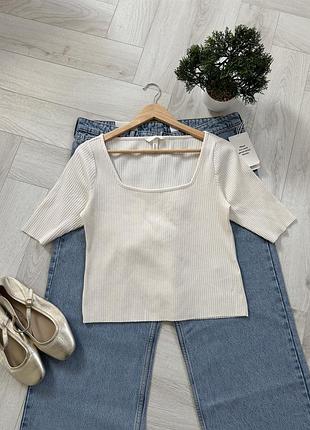 Красивий топ в рубчик фірми h&m