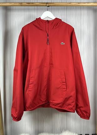 Lacoste zip hooded куртка з капюшоном оригінал розмір xxl