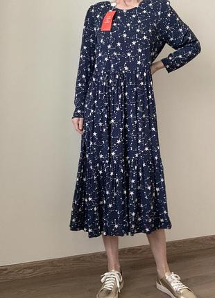 Сукня, віскоза, finery, 18 розмір, зодіакальний принт