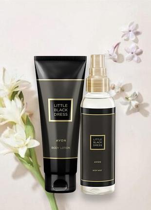 Little black dress avon набір , спрей та лосьйон для тіла
