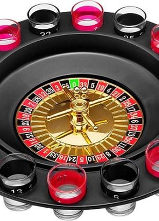 Рулетка зі стопками drinking roulette set i3-90 алко рулетка казино на 16 чарок