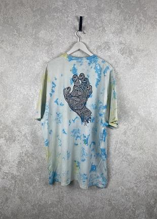Чоловіча футболка santa cruz x slime balls screamer в гарному стані, оригінал xl-xxl