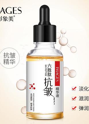 Сыворотка для лица images six peptide essence разглаживающая омолаживающая 30 мл