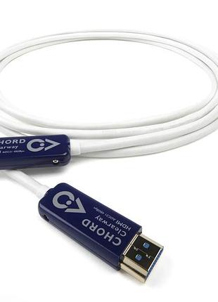 Кабель hdmi оптический chord clearway hdmi aoc 8k 48gbps 3 м