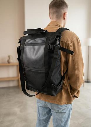 Рюкзак-трансформер rolltop 3-в-1 с плечевым ремнем и ручками
