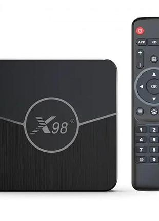 Смарт приставка x98 plus 4/32 гб smart tv box android 11