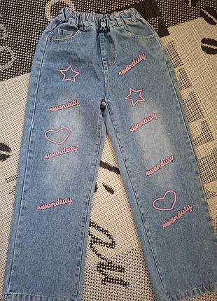 Джинсы на девочку