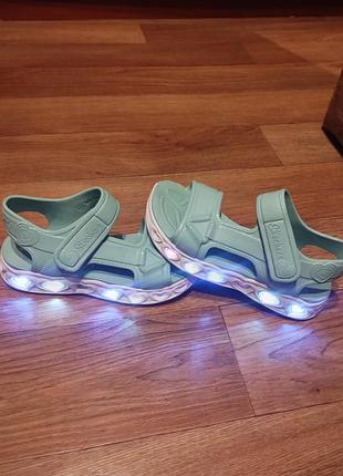 Босоножки skechers heart lights sandal - always flashy