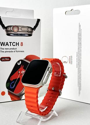 Умные часы smart watch gt9 ultra (оранжевый)