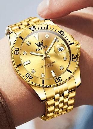 Часы наручные olevs 9809 gold