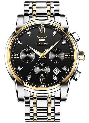 Часы наручные olevs 2858 black accents