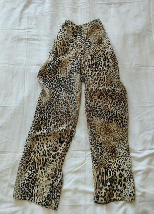 Віскозні леопардові штани, zara, m/38