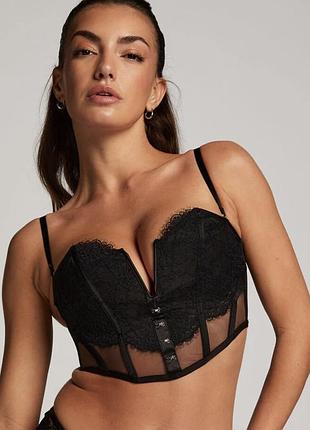 Бюстье белла - черное, від дорогого бренду: hunkemoller