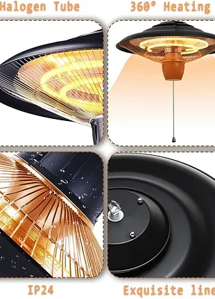 Подвесной инфракрасный обогреватель donyer power 2000w (новый)
