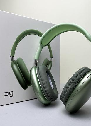 Беспроводные наушники p9 wireless stereo (зеленый)