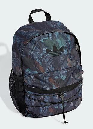 Рюкзак с листьями adidas camo forest cl. спортивный рюкзак с принтом. адидас портфель для студентки (jx3221)