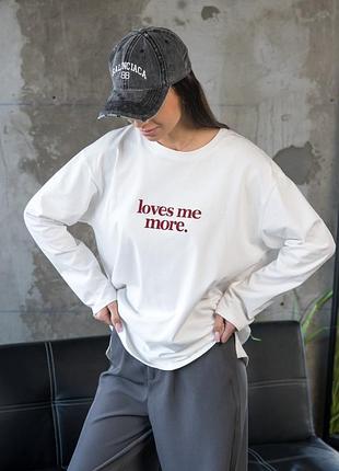 Лонгслив loves тр6993(10 - 01)