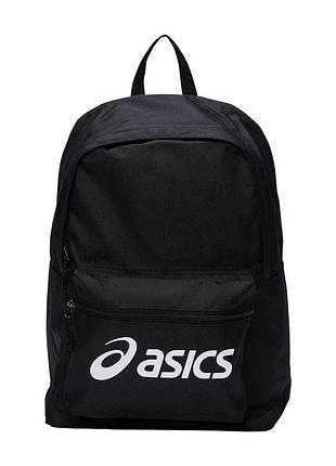 Спортивный рюкзак asics backpack 25 литров рюкзак асикс. черный рюкзак для волейбола. городской портфель асикс