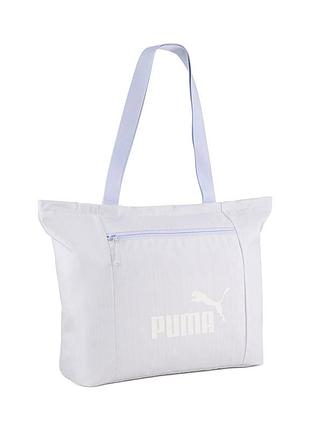 Тоут сумка для спорта, пляжа, покупок puma base shopper bag | 19 л. пума сумка в спортзал. женская сумка-шопер