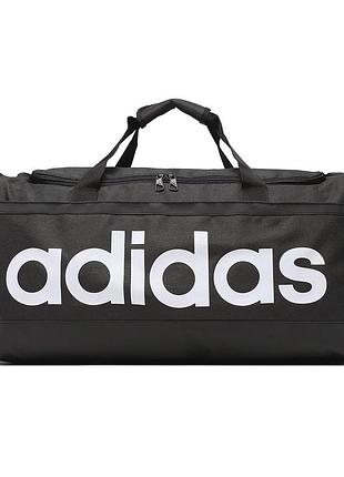 Спортивная сумка adidas linear duffle bag m. спортивная сумка адидас мужская. сумка для тренировок, в зал