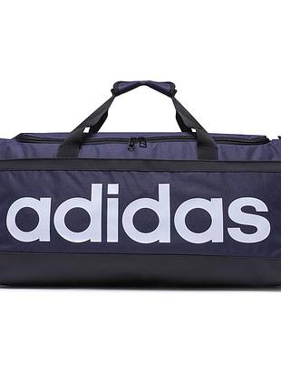 Спортивная сумка adidas linear duffle bag m. спортивная сумка адидас мужская. сумка для тренировок, в зал