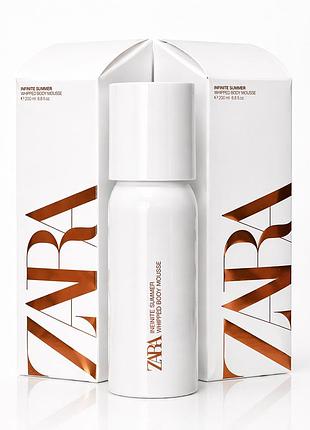 Легкий мус для тіла zara infinite summer whipped body mousse 200 ml