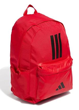 Дитячий рюкзак для тренувань adidas classic backtoschool 3-stripes. червоний міський рюкзак адідас.
