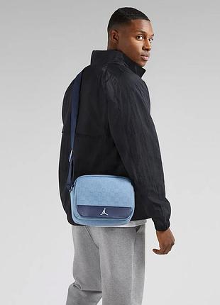 Сумка через плече jordan monogram mini. оригінальний месенджер джордан. чоловіча барсетка джордан (ma0760-mos)