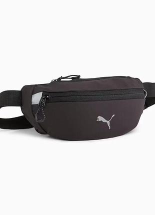 Женская бананка для бега puma classic running. сумка на пояс пума для прогулок. яркая нагрудная сумка кросбоди
