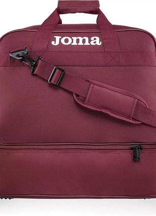 Футбольна сумка з подвійним дном хома joma training iiі small 50 л. спортивна сумка з відділенням для взуття