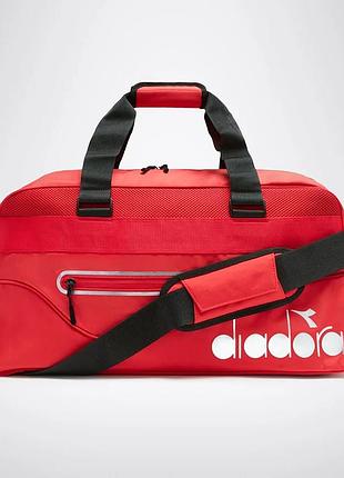 Велика червона сумка з відділом для взуття diadora bag tennis 55 л містка сумка спортивна жіноча для подорожей