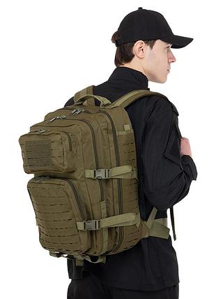 Molle рюкзак военный штурмовой military rangers. рейдовый рюкзак тактический 35 литров. олива рюкзак зсу