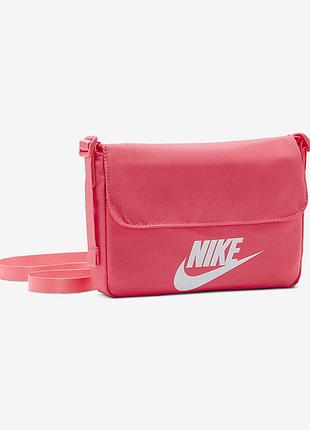 Сумка найк через плечо женская nike futura 365. розовая сумка мессенджер женская. сумка спортивная через плечо