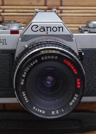 Фотоапарат canon av-1 + albinar adg 2.8 28 mm mmacro