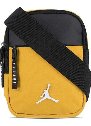 Нагрудная барсетка jordan airborne hip bag. женская сумка слинг через плечо. джордан сумка кросс боди мужская