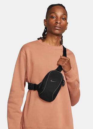 Мини крос боди сумка слинг nike sportswear essentials. нагрудная сумка слинг. барсетка через плечо найк