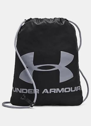 Сумка мішок текстильна under armour ozsee. рюкзак мішок з логотипом андер армор. сумка мішок для спорту