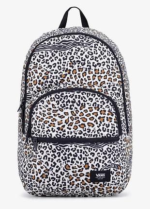 Міський рюкзак vans леопардовий ranged 2 prints 28 л. жіночий рюкзак для міста і роботи. рюкзак в зал жіночий