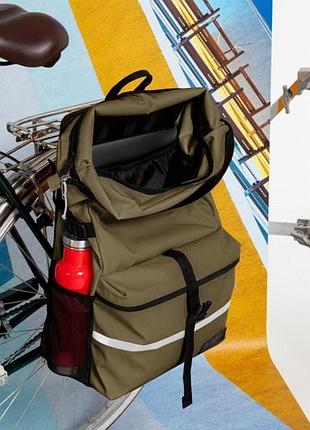 Роллтоп велосумка на багажник велосипеда eastpak maclo bike 31 л. велорюкзак с креплением на багажник