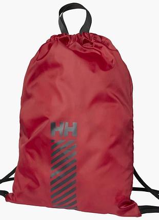Мешок рюкзак helly hansen stadium. котомка мешок для спортивной формы в школу. сумка мешок для сменной обуви красный