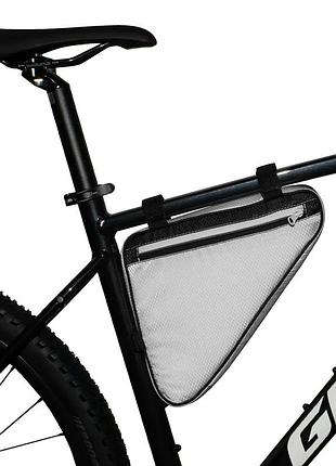 Велика підрамна велосумка surikat triangle bag. сумка сурікат під раму велосипеда. трикутна велосумка