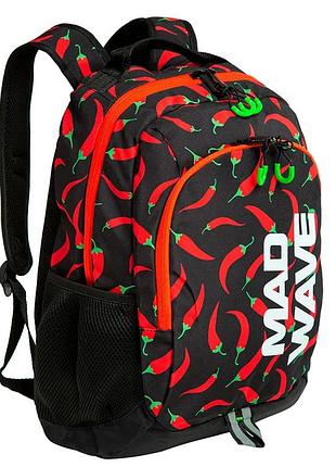 Дитячий спортивний рюкзак для басейну mad wave city print 22 л. рюкзак для плавання, тренувань (m112903-print)