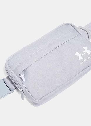 Антивор бананка андер армор under armour loudon waist bag xbody. серая сумка на пояс, на грудь, кроссбоди
