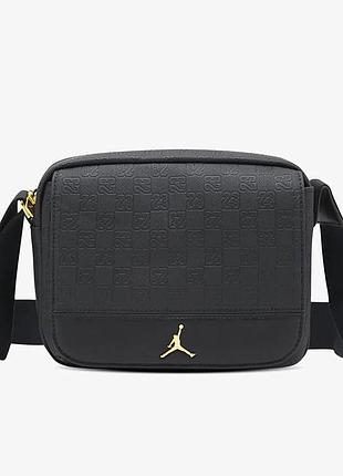 Сумка через плече jordan monogram mini messenger. чорний месенджер джордан. чоловіча барсетка брендова.