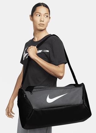 Спортивная сумка nike brasilia 9.5 41л мужская, женская сумка найк для футбольной формы, тренировок, спортзала